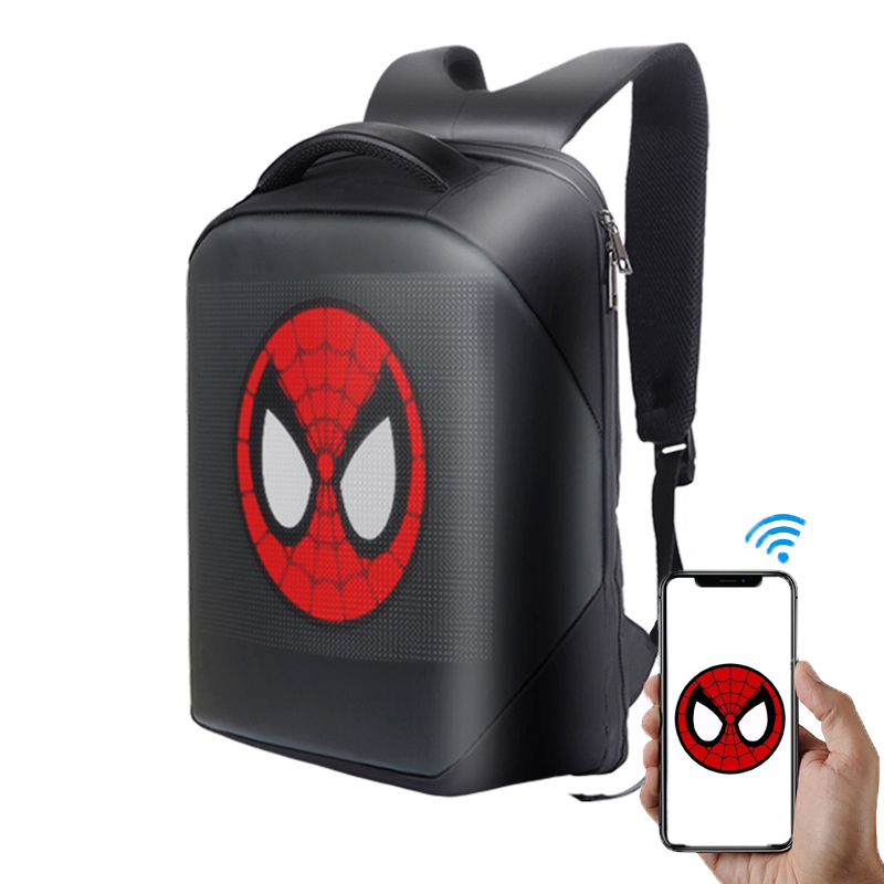 LED flashlight backpack school bags for teenager USB outdoor backpack ,computer bag,personalized stu