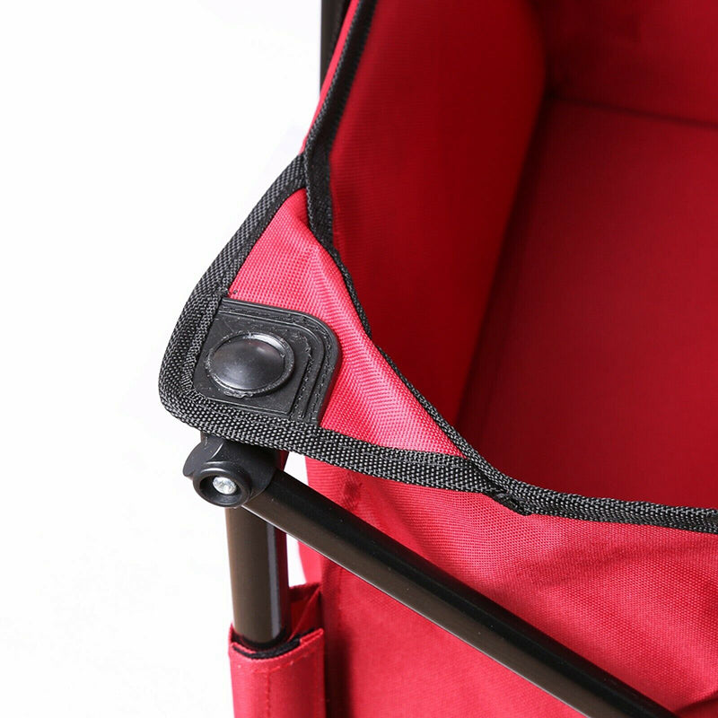 cart portable foldable trolley camping folding camping trolley 4 wheel camping picnic basket trolley