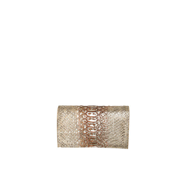 Made in Italy handmade fashion for women genuine leather real hand-painted Python Clutch bag