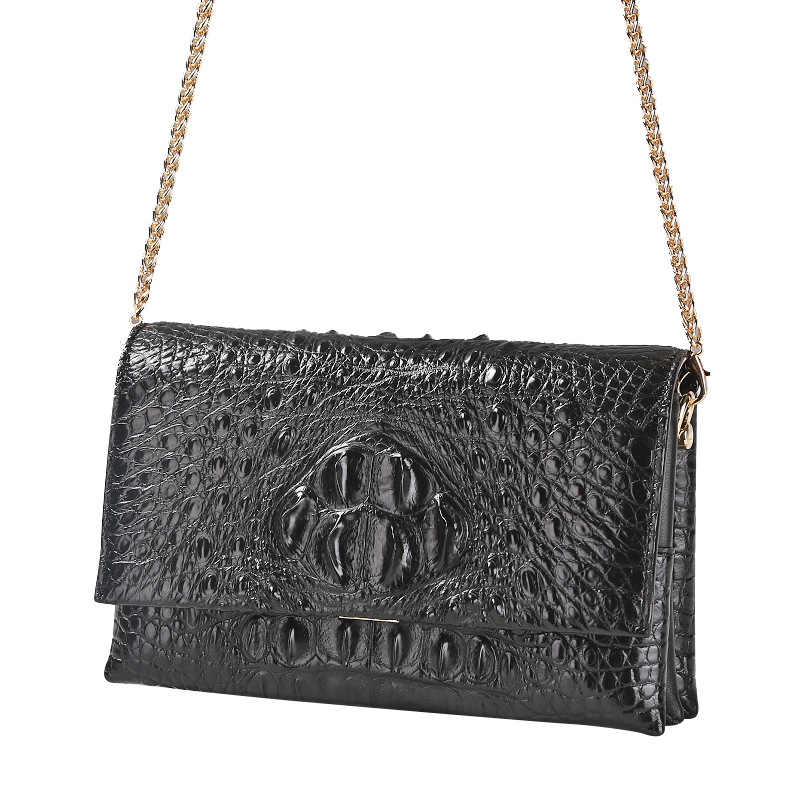 Crocodile skin women 2022 new summer leather senior sense chain bag crossbody bag women fashion ever
