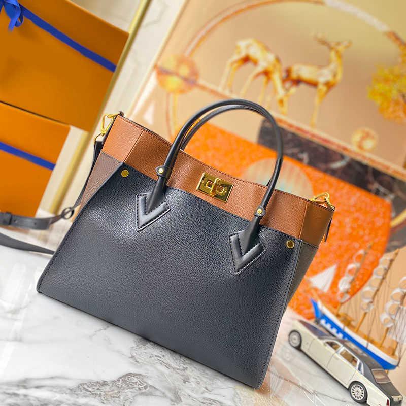 Two Tone Ladies Handbag Twist Lock Shoulder Bag 9 Color Designer Bag Crossbody Shoulder Bag Large Ca