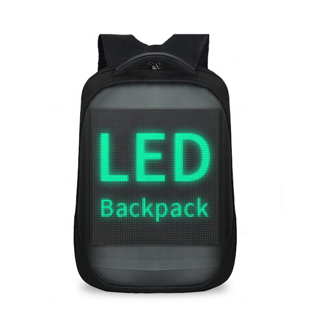 2021 Newest Wifi APP Control Smart Advertising Led Bag Walking Travelling Advertising Showing Led Ba