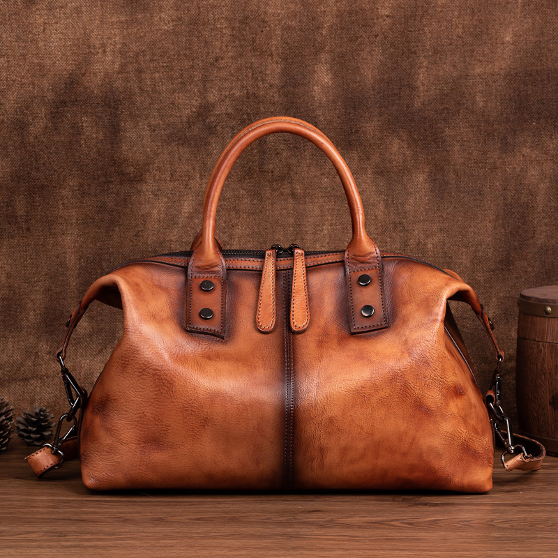 European and American vintage luxury handbag for woman shoulder messenger bag large capacity handbag