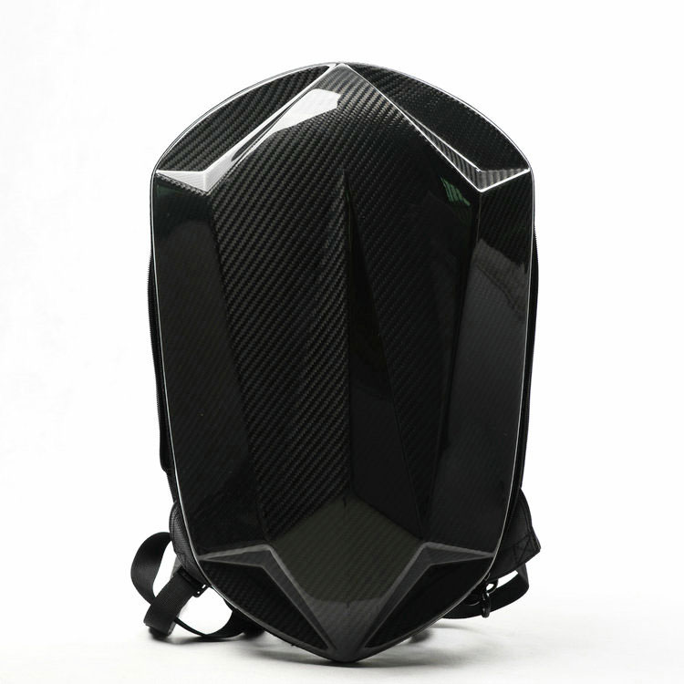 custom logo luxury smell proof carbon fiber men backpack bag for outdoor traveling with usb