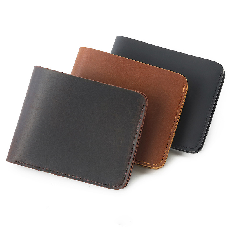 slim multi-card custom card bag retro head layer G