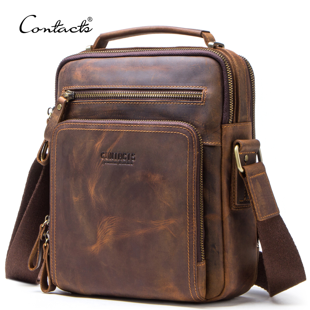 Contact's vintage crazy horse leather 9.7 inch pad