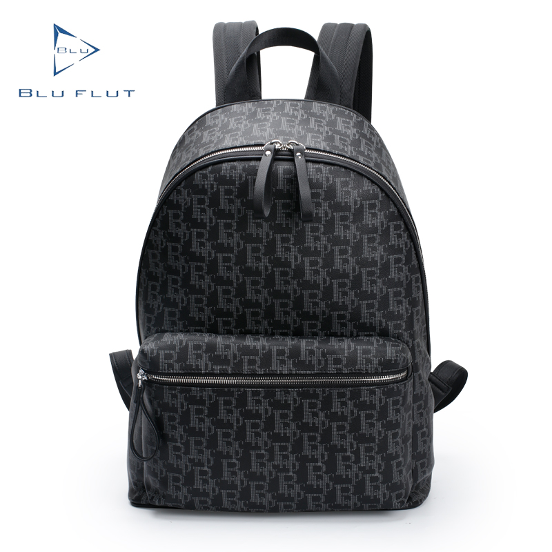 New arrival top grain leather backpack custom printing logo leather travel backpack wholesale design