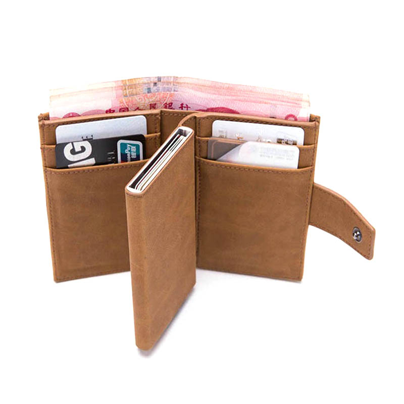 Hot Card Holder Slim Wallet Pop Up Aluminium Men W