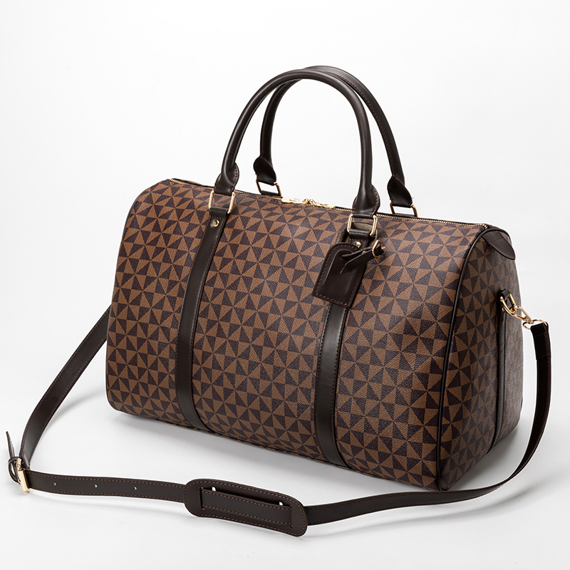 Oversize custom leather duffle bags For Women Men 