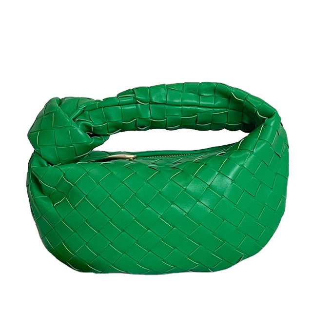 Fashion Designer Woven Cross Armpit Hobo Knot Bags Ladies Handbags Clutch Bag Purses Croissant Bag F