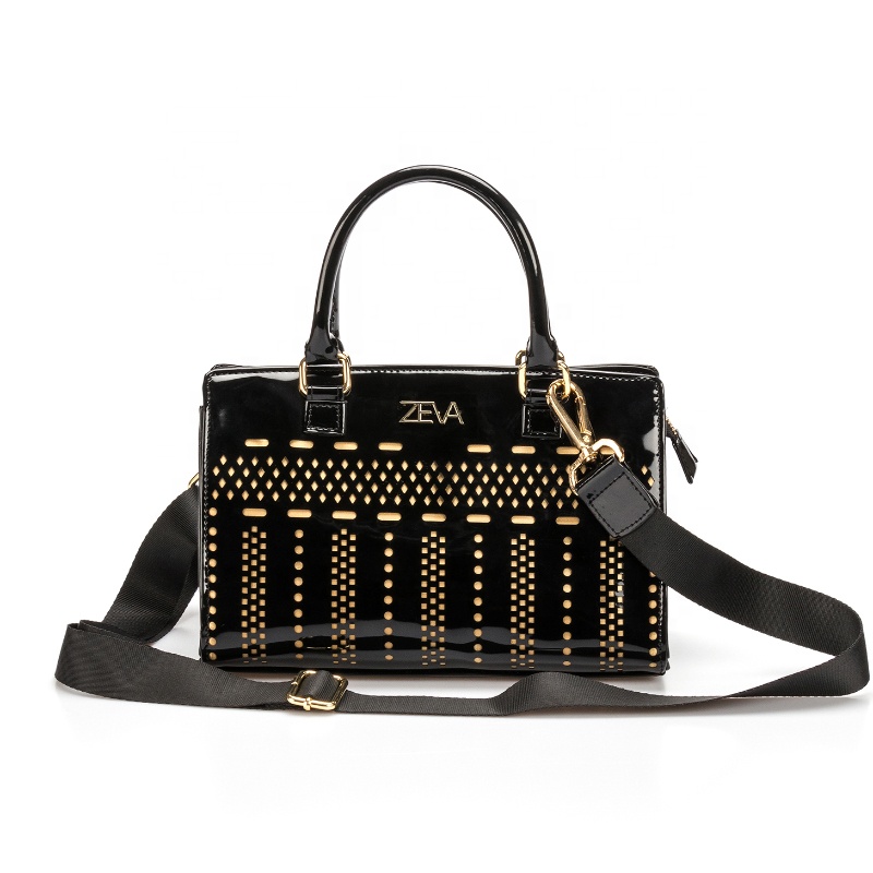 Fashion Hollow Out Lady handbag Luxury Leather Sho