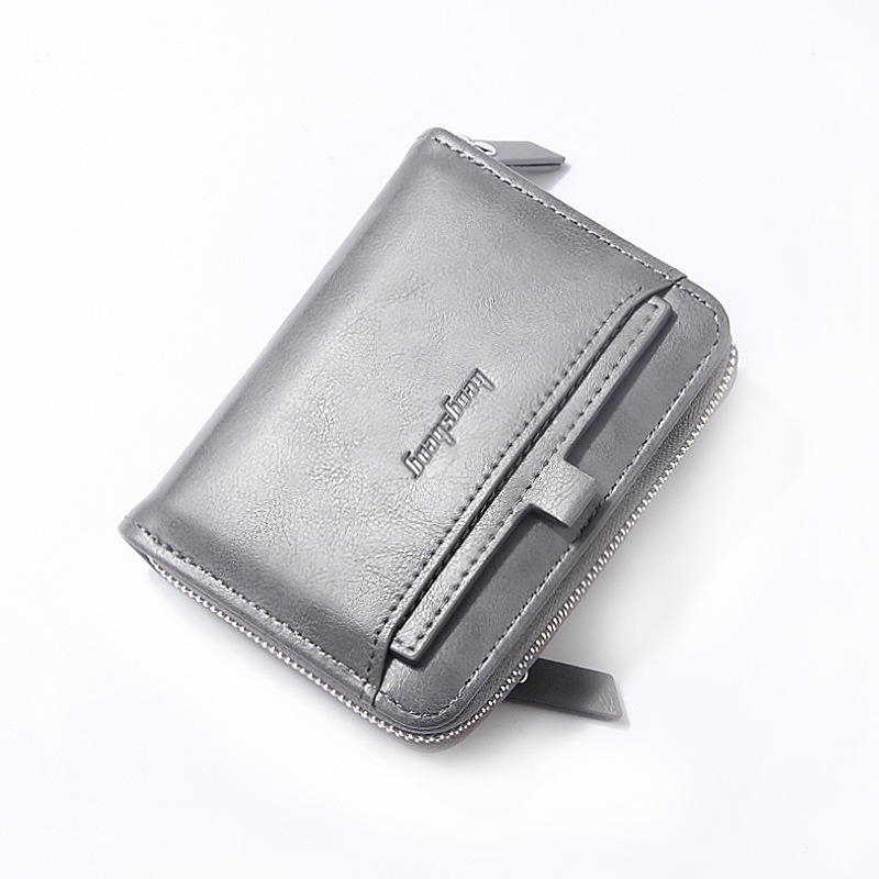 2022 zipper wallet men retro small purses coins an