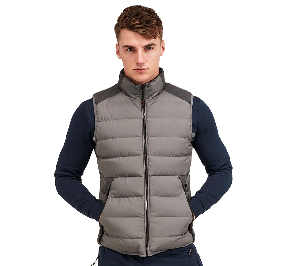 Brand Thicken Winter Men's Vest Zipper Warm Sleeve