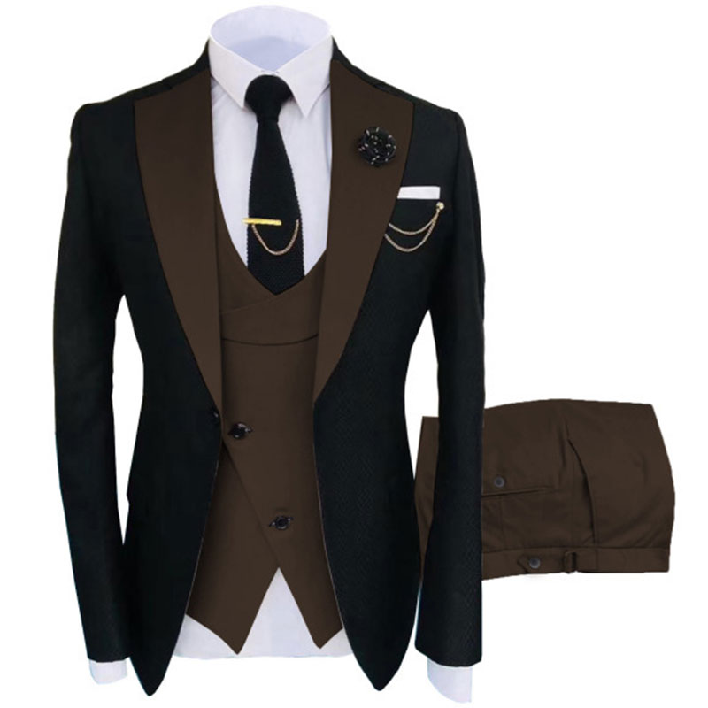 Custom Groom Wedding Suits Mens Slim Fit Blazer Se