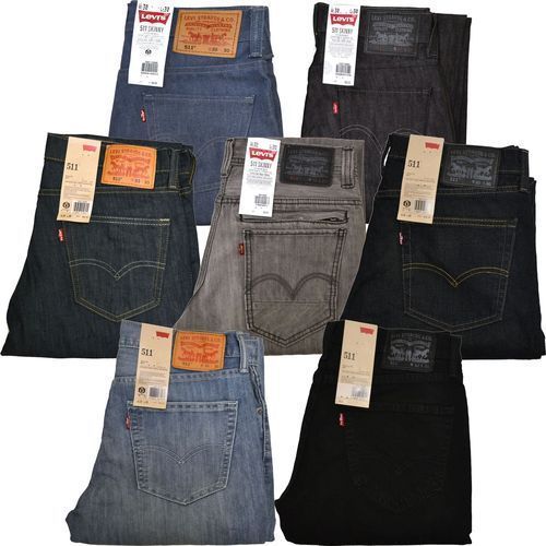 Hot Sale Wholesale Men Cotton Straight Classic Jea