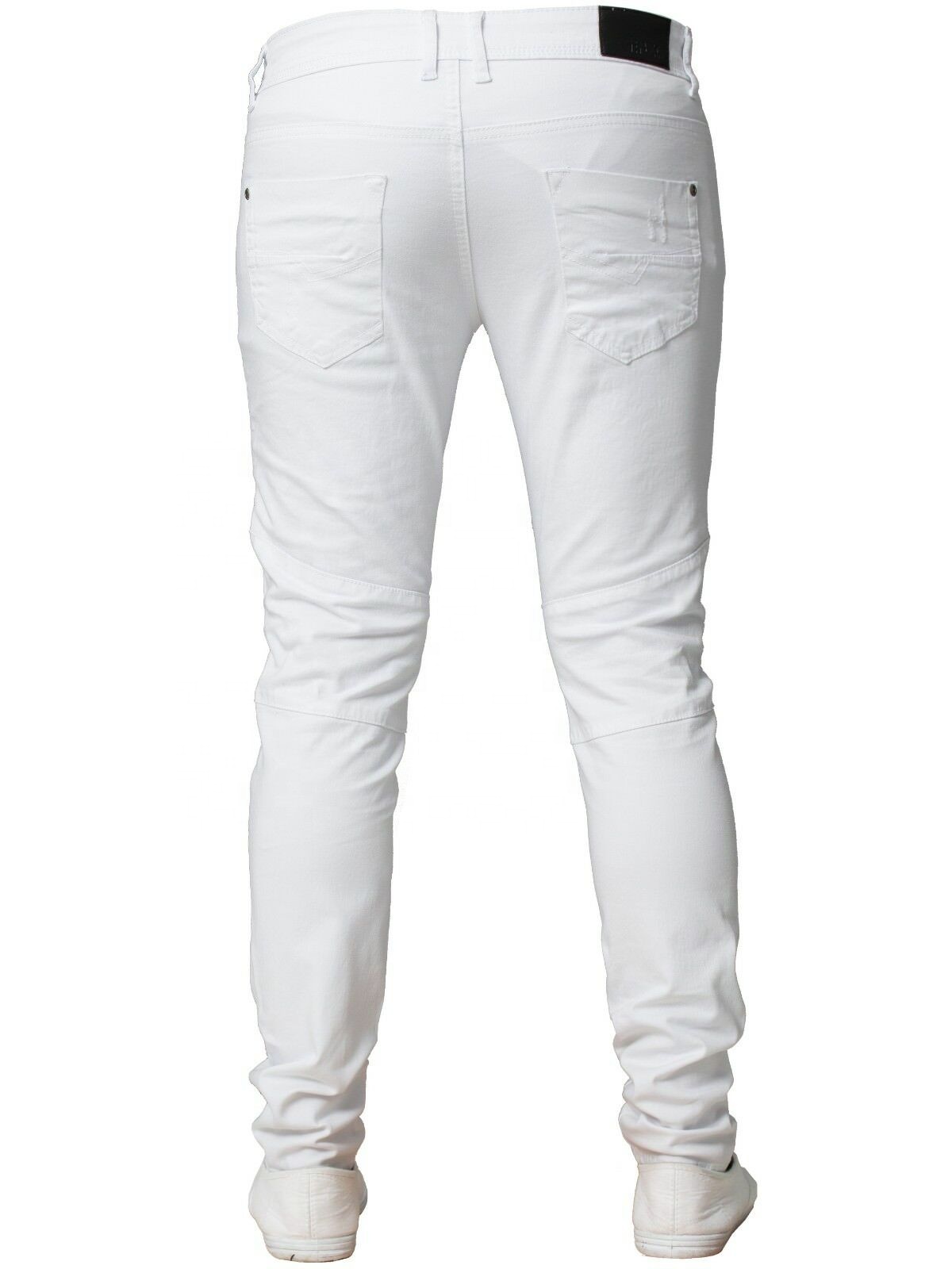 Ripped Denim Jeans for Men Straight Slim Plus Size