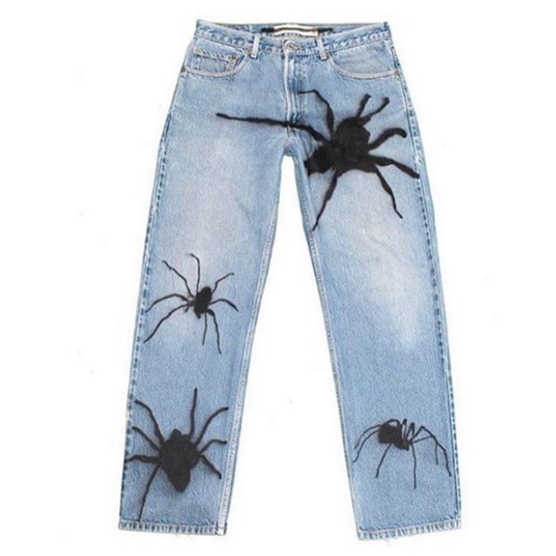 DiZNEW Custom Your Own Digital Printed Denim Pants