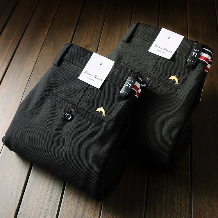Office high quality large straight men's casual pa