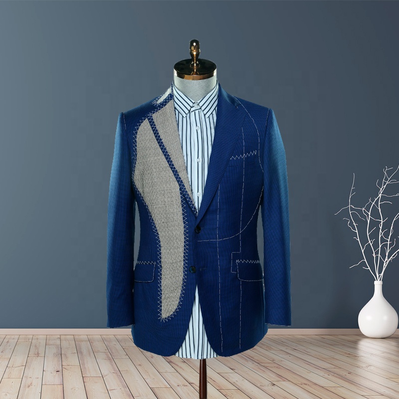 Unique Design Popular custom men suit Size can be customized 2020 fabric  100% wool full canvas suit