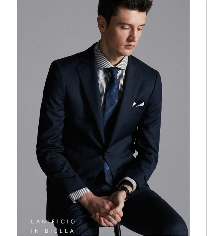 Italian handmade wool men's wedding bridegroom suit, business leisure professional dress, party dres