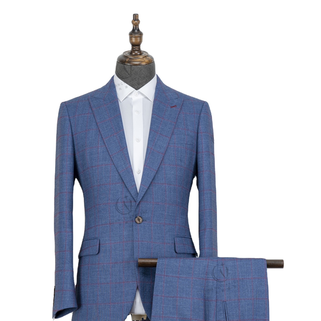 Factory Sale Blue Plus Size Dry Cleaning Formal Classic Slim Fit Mens Suit