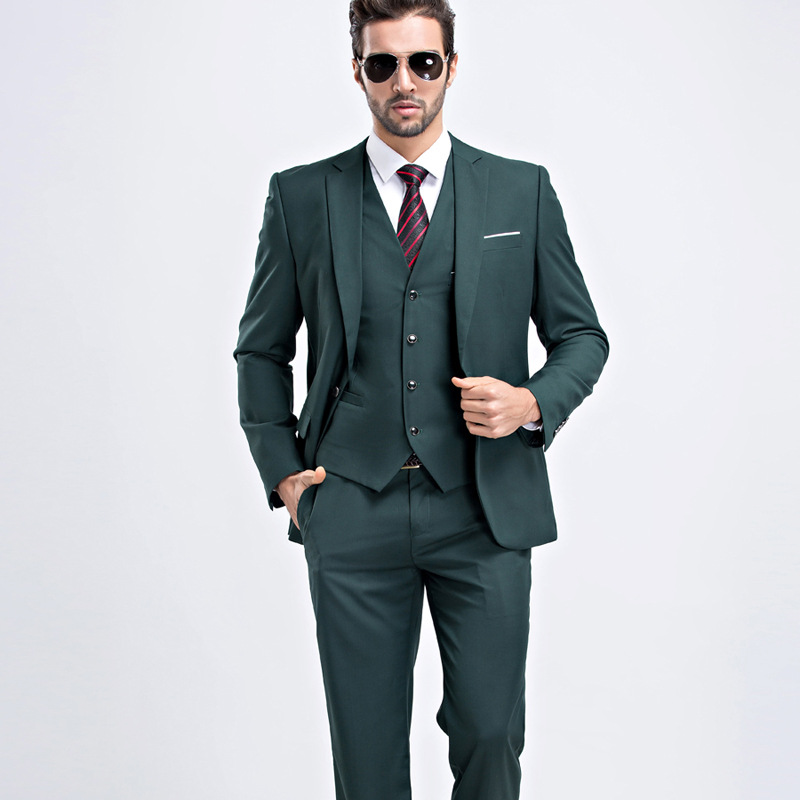 Manufacturer Casual Luxury 3 piece men's wedding s