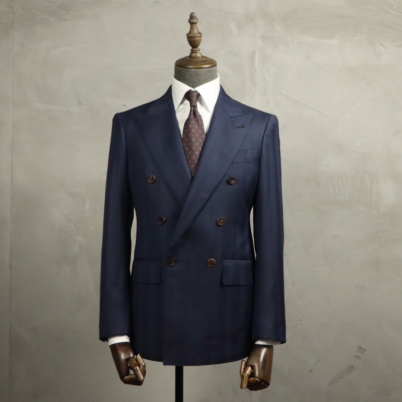 CMT Half Canvas Double Breasted Suit Bespoke Tailor Made  Custom Mens Suit Hand Made British Style W