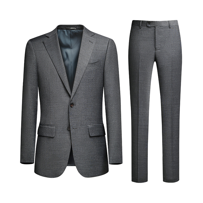 2022 New Design High Quality Woolen Suit Men's Business Formal Casual Slim Wedding Groom Men's Suit