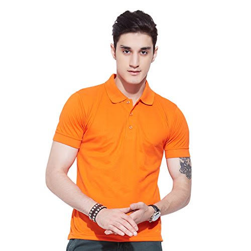 T shirt For Men Customized Design Stand Collar Long Sleeve 100% Cotton High Quality