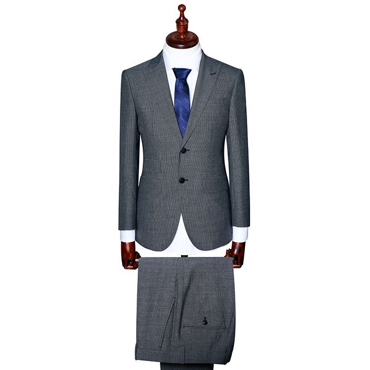 MTM half lining stripe blue fabric luxury men wedding suit American men wedding suit fashion man clo