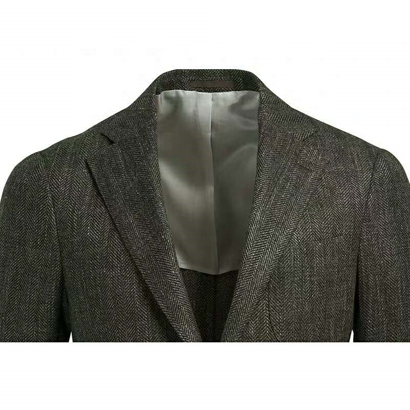 Men's blue  single breasted Men'S Dress Suits black men suit