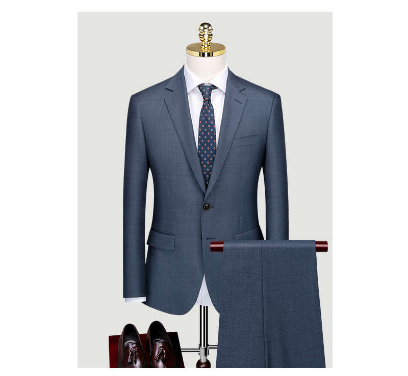Wool Suit Men's Business Professional Formal Dress Bridegroom Wedding Dress Custom Suit Dress