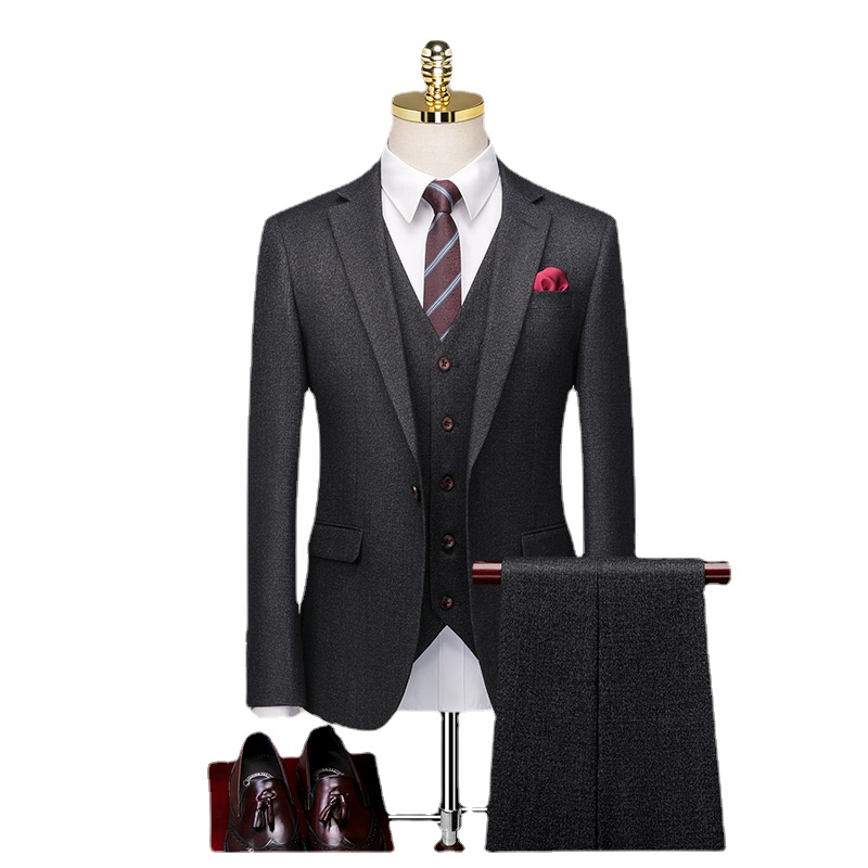 Korean Slim Fit Dress British Business Suit Autumn and Winter Men's Wear