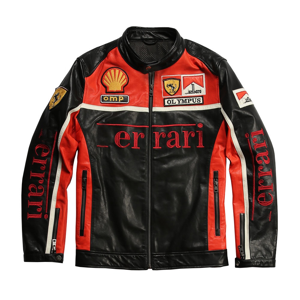 Custom-made spring and autumn racing clothes color collar slim multi-standard Motorcycle riders wash
