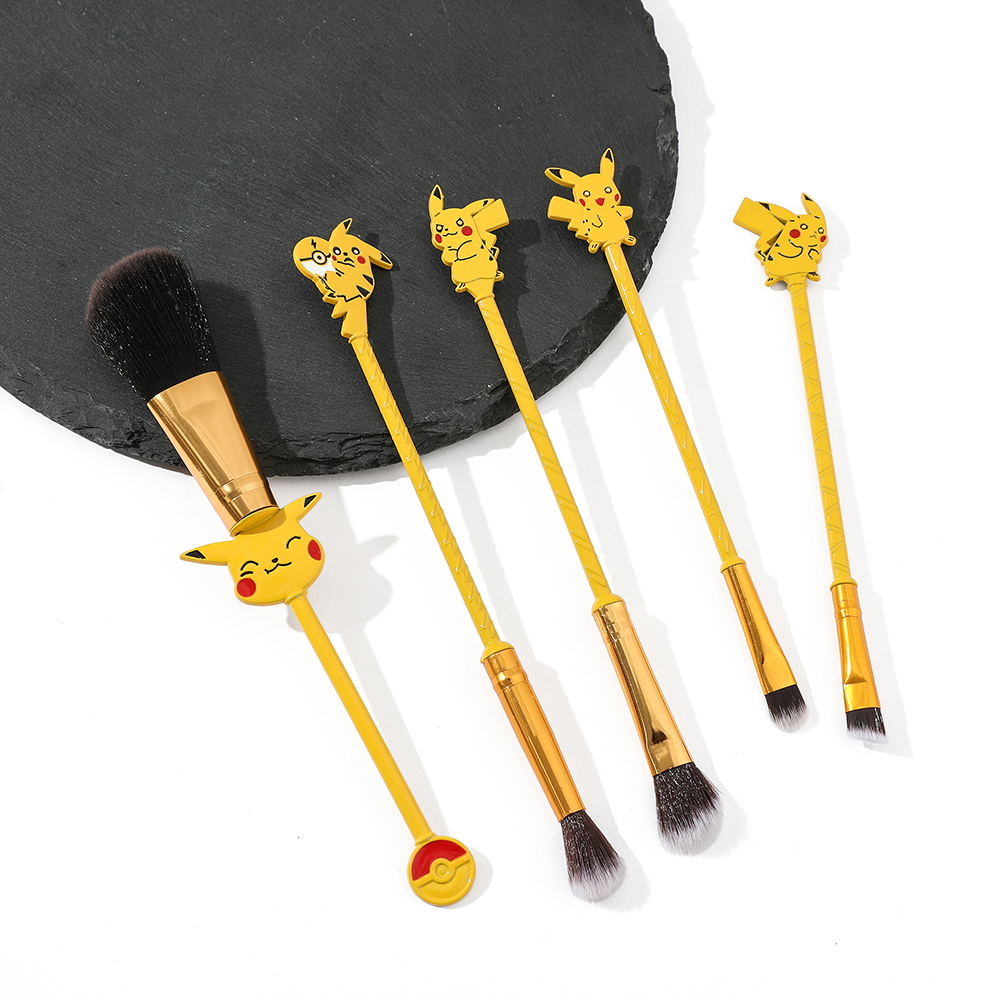 Cute Pikachu Makeup Brush Anime PocketMonsters Pow