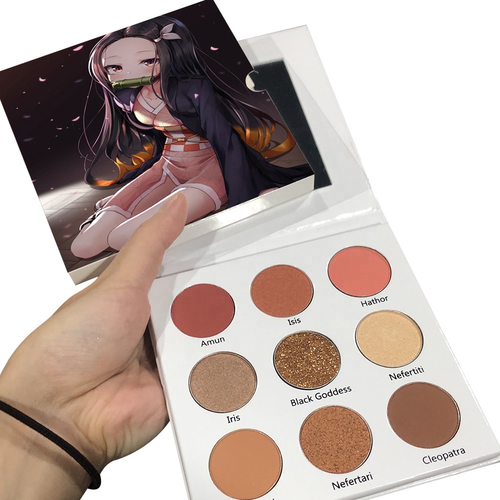 Private Label 9 Colors Eye Shadow Professional Car
