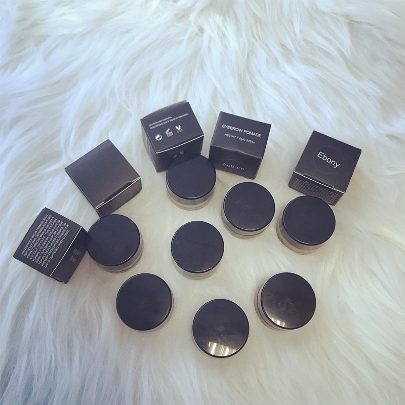 Best selling waterproof eyebrow pomade 8 colors pr