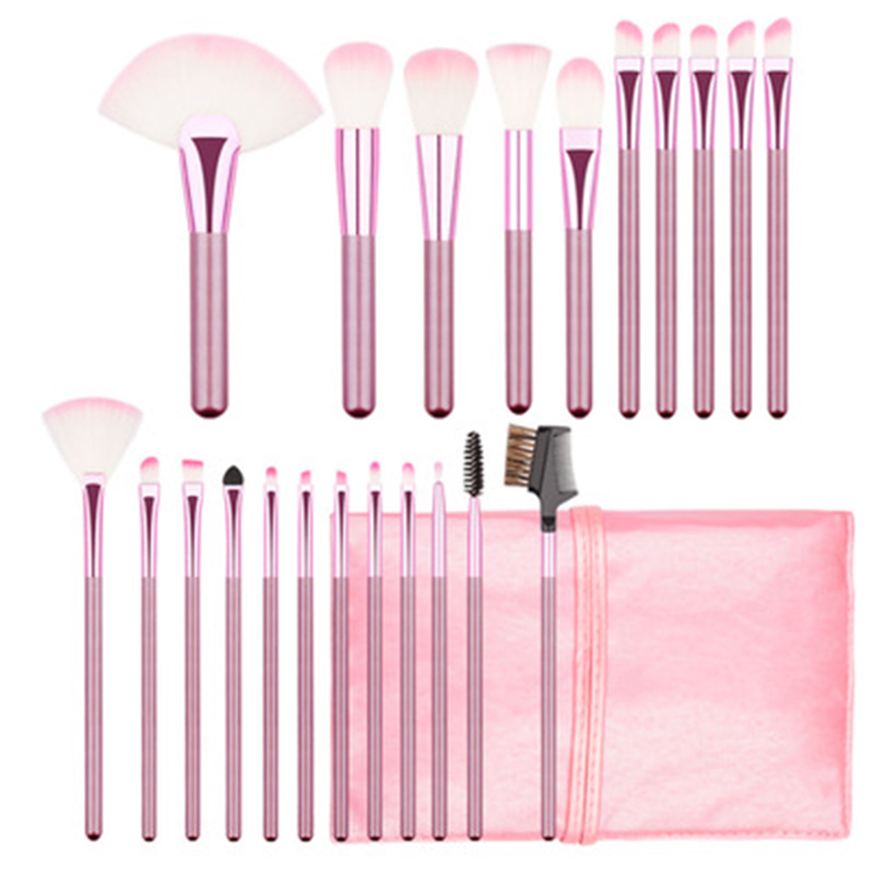 Amazon Best Seller Makeup Brushes 22pcs Pink Handl