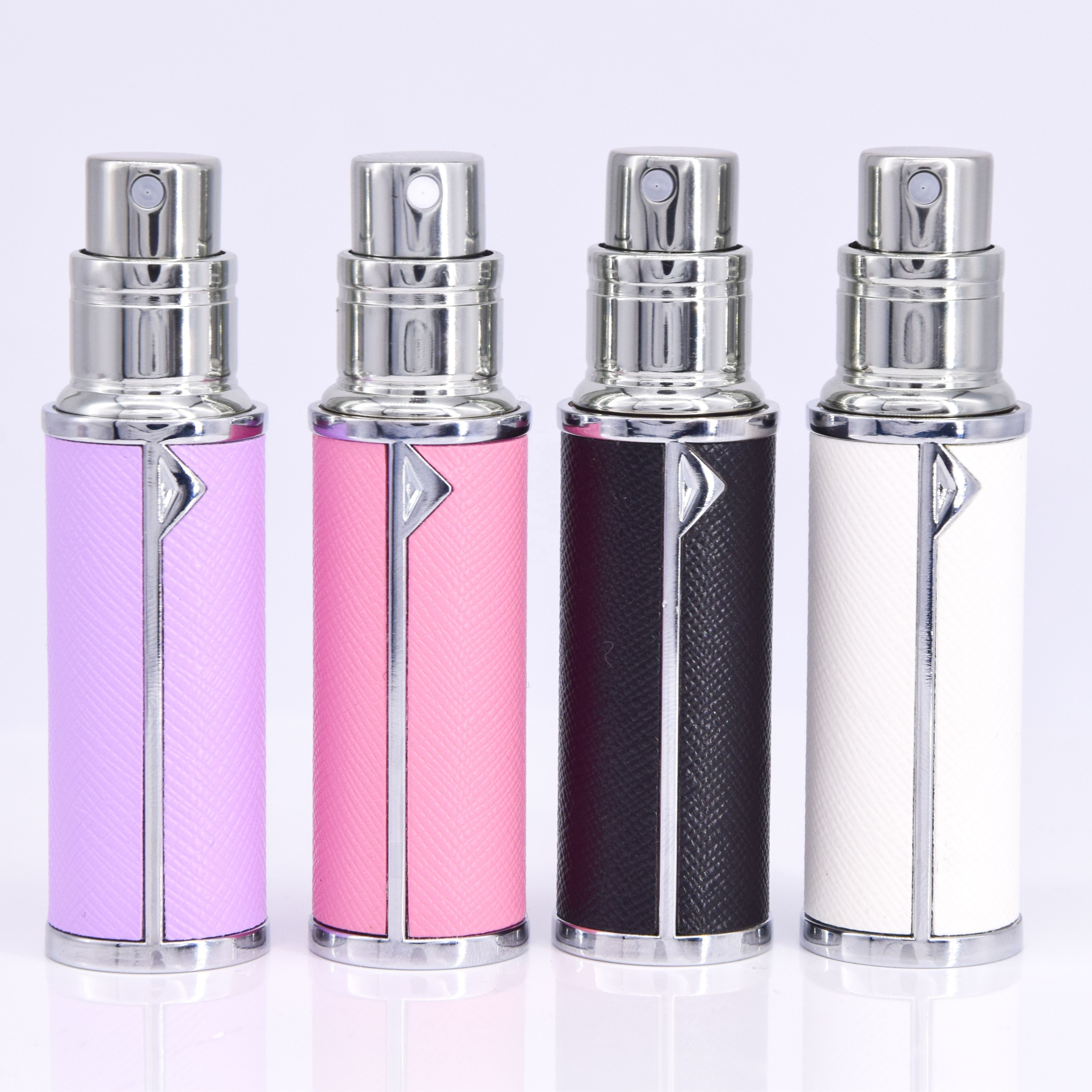 5Ml Empty Refillable Perfume Atomizer Leather, Lea
