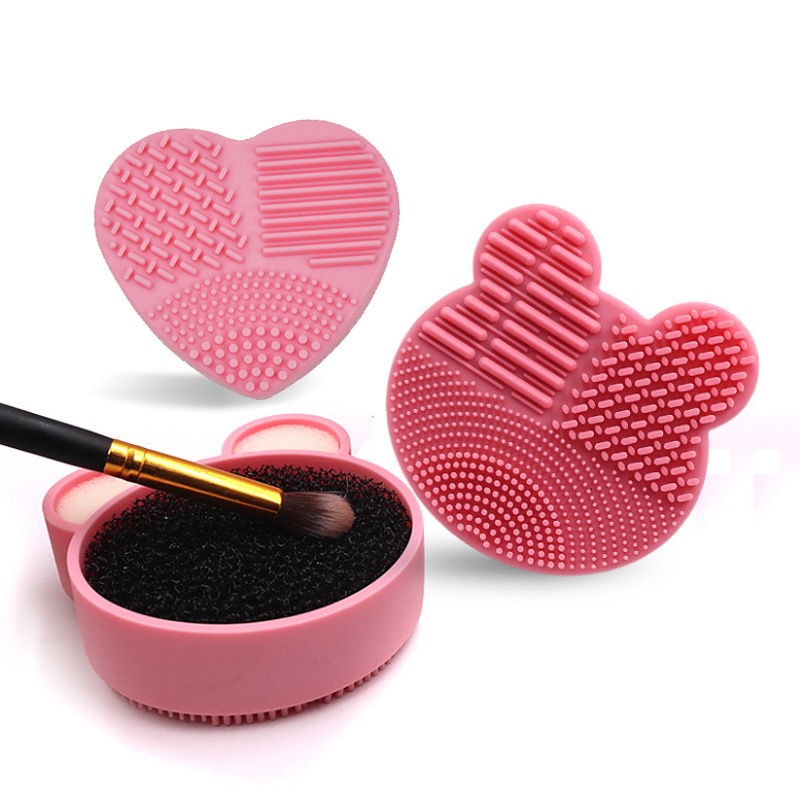 makeup brush cleaning tool mini multi-color cleaner easy makeup brush cleaner and dryer private labe