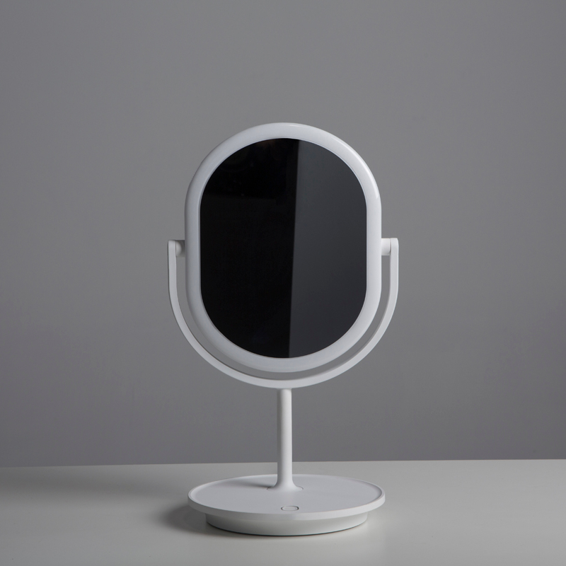 2020 New Style LED Lighted Makeup Mirror Led Vanity Mirror Desktop Mirror Makeup Tool  Customer Logo