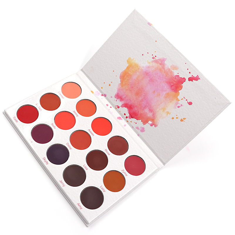 Latest 15 colors eye shadow vegan makeup private l