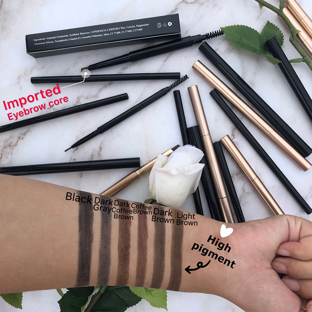 cosmetics makeup eye brow pencil private label eye