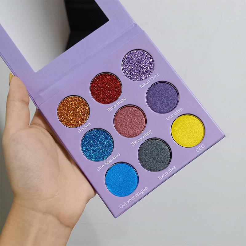 Private label vegan makeup cosmetics eyeshadow pal