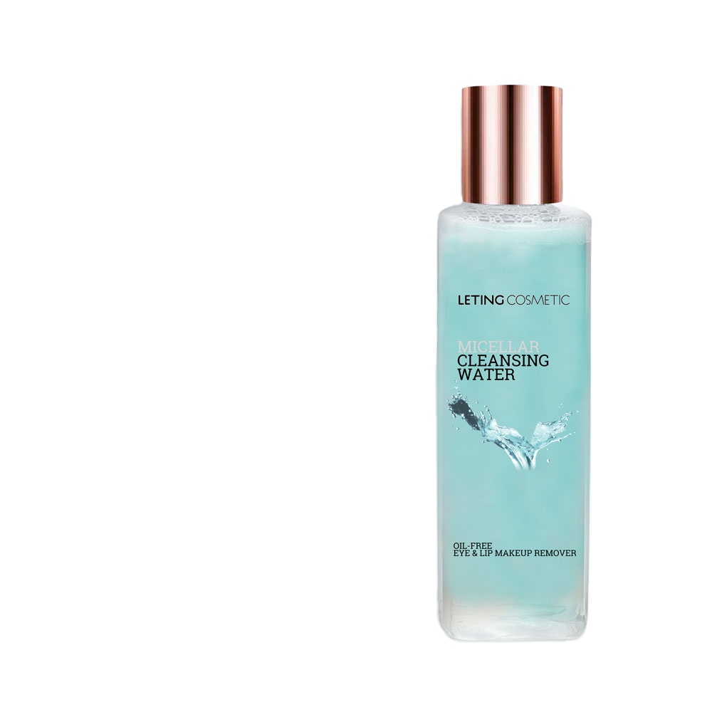 MOQ 500PCS organic beauty waterproof micellar clea