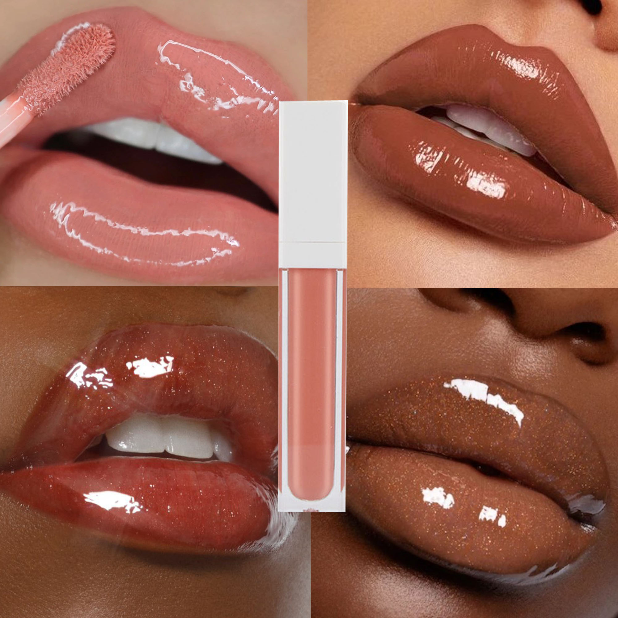 OEM/ODM Lip Gloss Container Lipgloss Base Shiny Cu