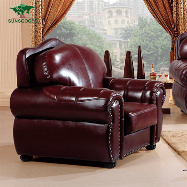 Latest Design Recliner Chair Leather Sofa Set 3 2 1 Seat,Genuine Leather Massage Living Room 7 Seate