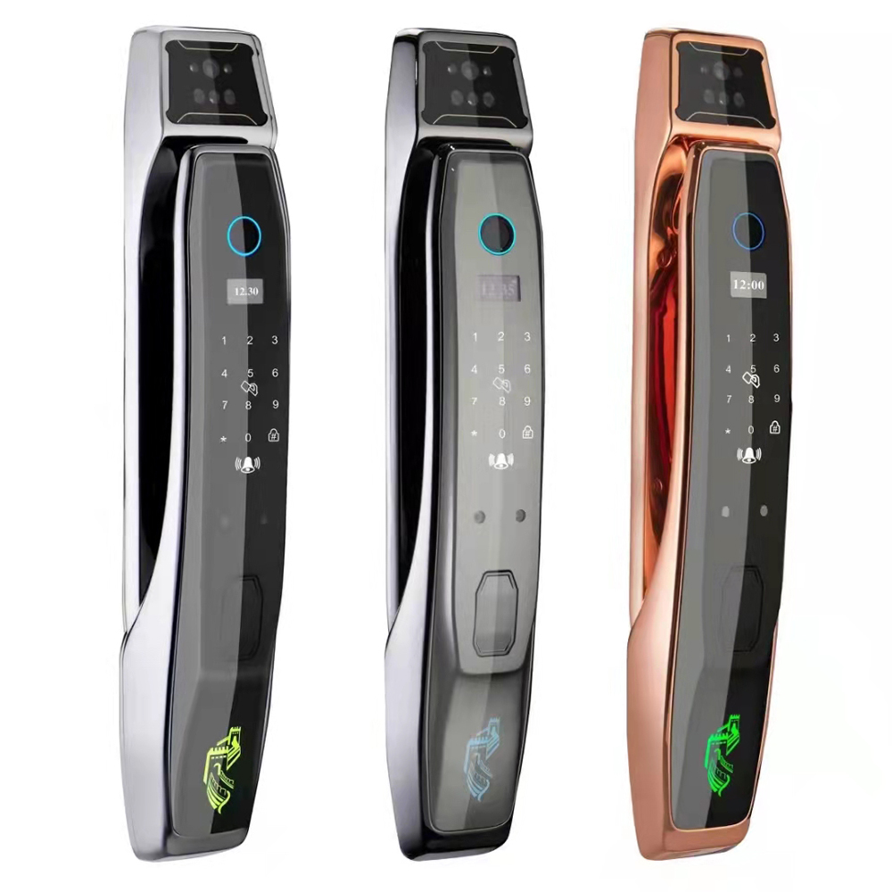 Full automatic electronic password lock home fingerprint lock Smart face Fingerprint door lock