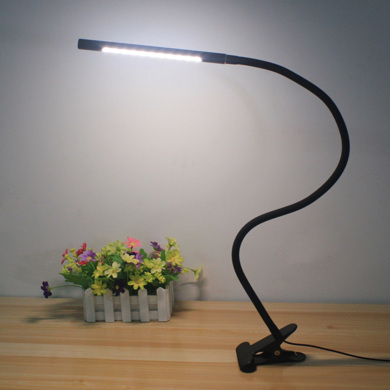 Hot sell flexible neck usb reading light led clip 