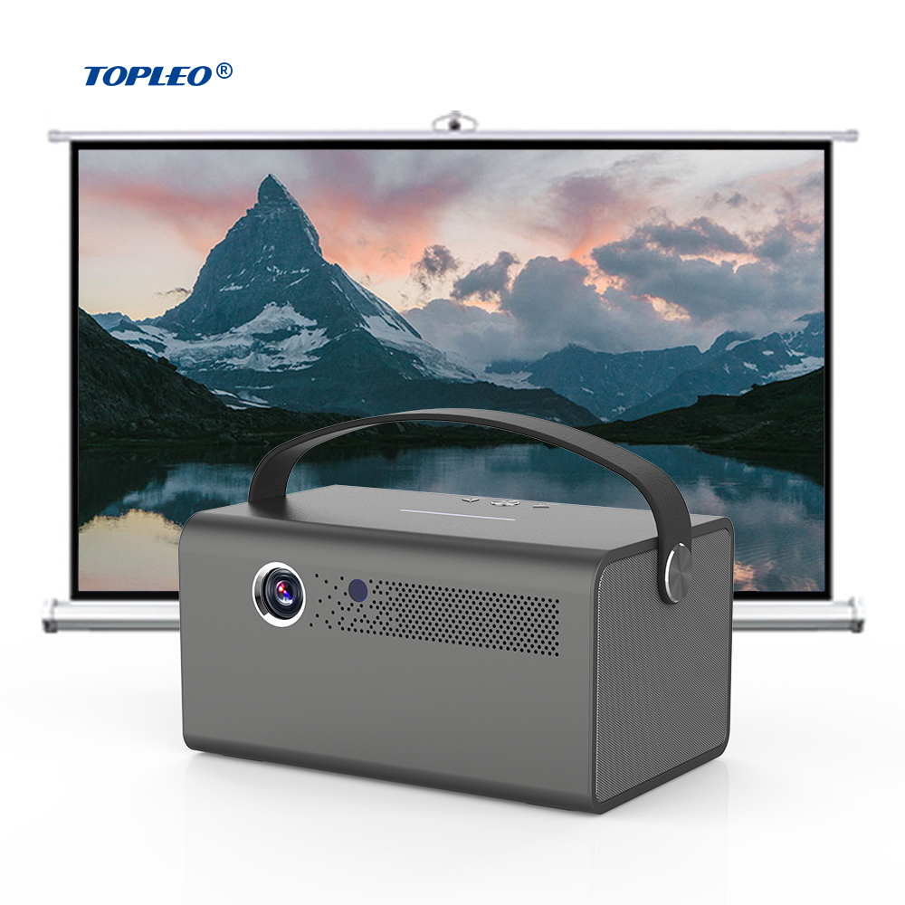 Hot Selling Mini Smart Home Theater Projector DLP Led Topleo Wifi Portable Pocket Wholesale Outdoor 